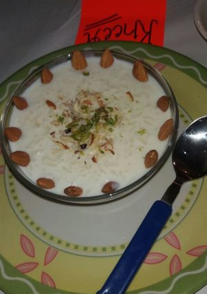 A picture of Yummy kheer.