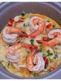 ข้าวหน้าไข่หม้อหุงข้าว