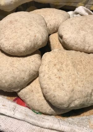 Una foto de Pan pita en harina integral