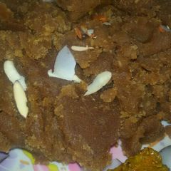 A picture of Aate ka halva.