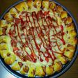 Homemade yummy pizza