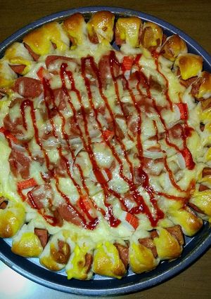 Foto resep Homemade yummy pizza