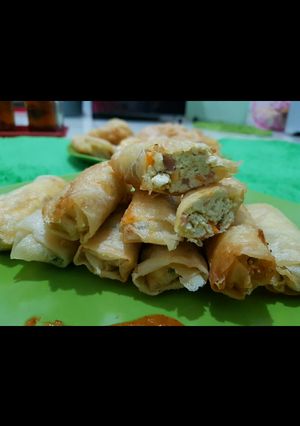 Foto resep Lumpia tahu wortel sosis