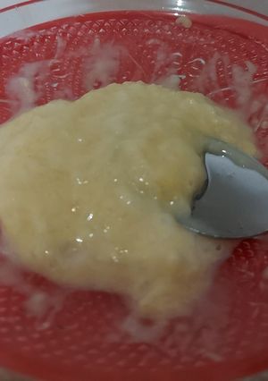 Foto resep MPASI bubur nasi lemak pisang (9mths)