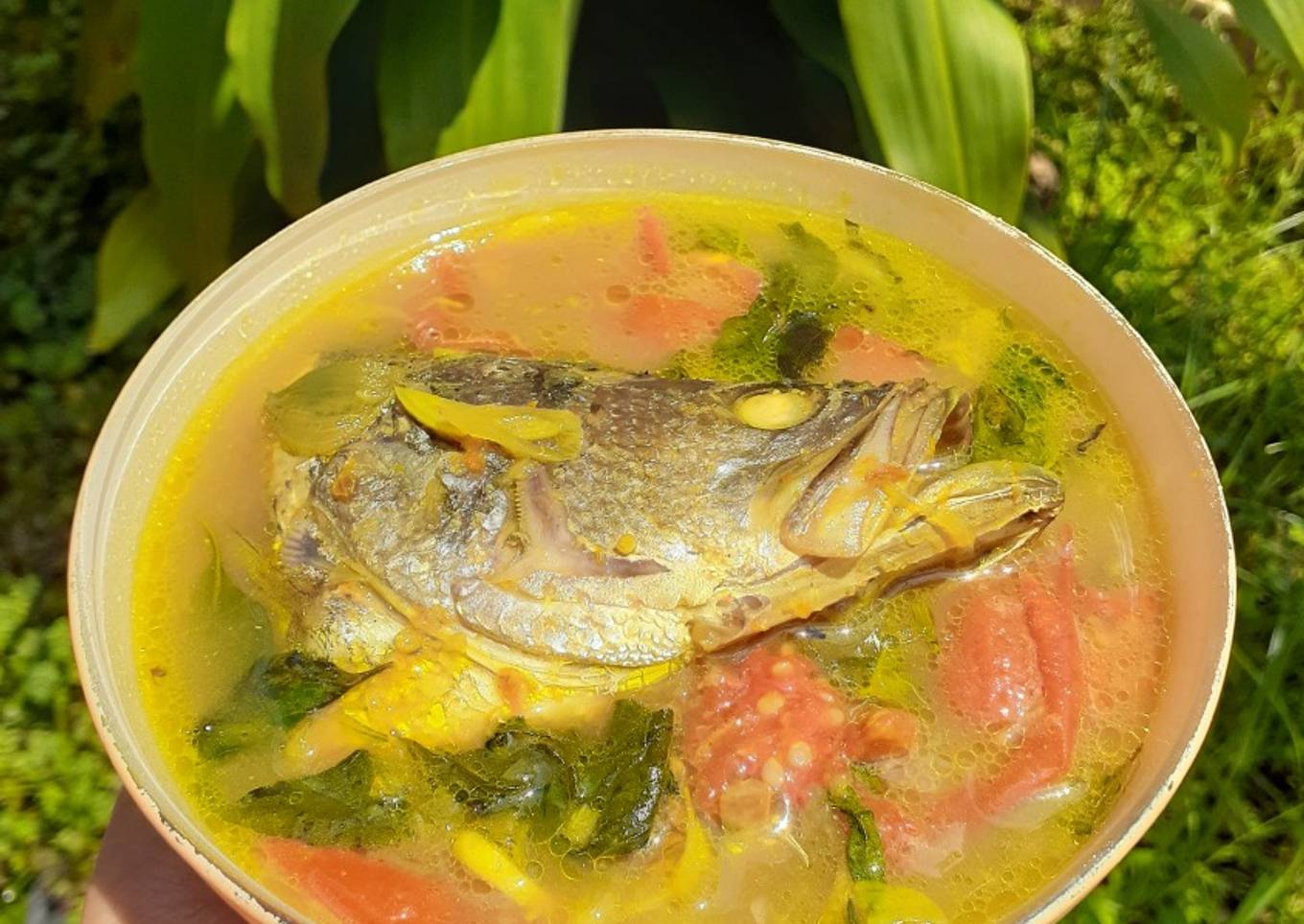 Pallumara ikan kakap (menu busui #20)