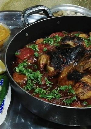 صورة لوصفة دجاج مشوي على طريقتي الخاصه