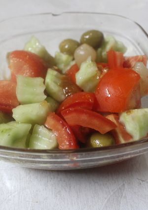 Una foto de Ensalada con miel