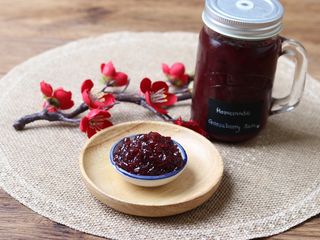 Homemade gooseberry jam