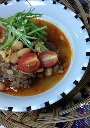 Foto resep Sayur kacang iga sapi