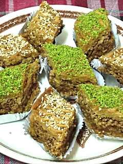 صورة لوصفة صابلي البقلاوة المنقوشة 😋😋😋