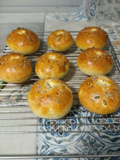 Una foto de Bagels en panificadora Moulinex Pain Doré