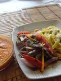 Fetuccinis en salsa huancaina con lomo de res | Estilo James Salaz