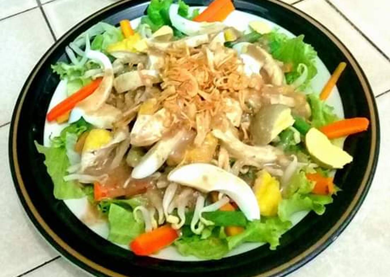 Gado gado sayur sederhana