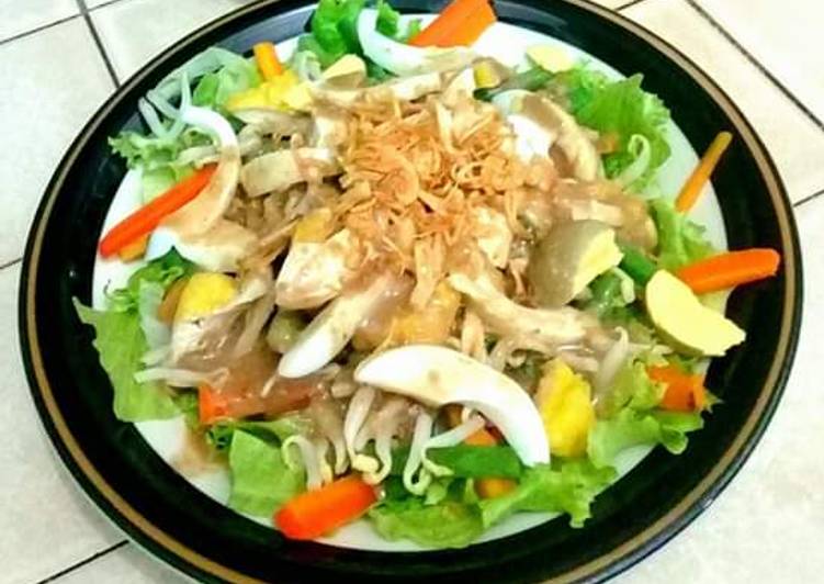 Gado gado sayur sederhana