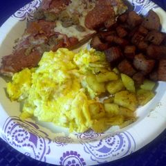 A picture of Breakfast, the nontraditional one.