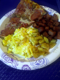 A picture of Breakfast, the nontraditional one.