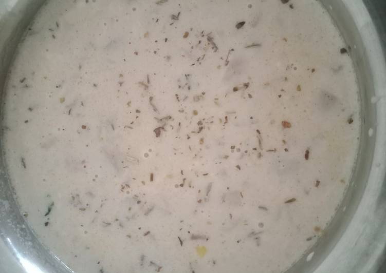 Simple Way to Make Quick Cream of mushroom soup