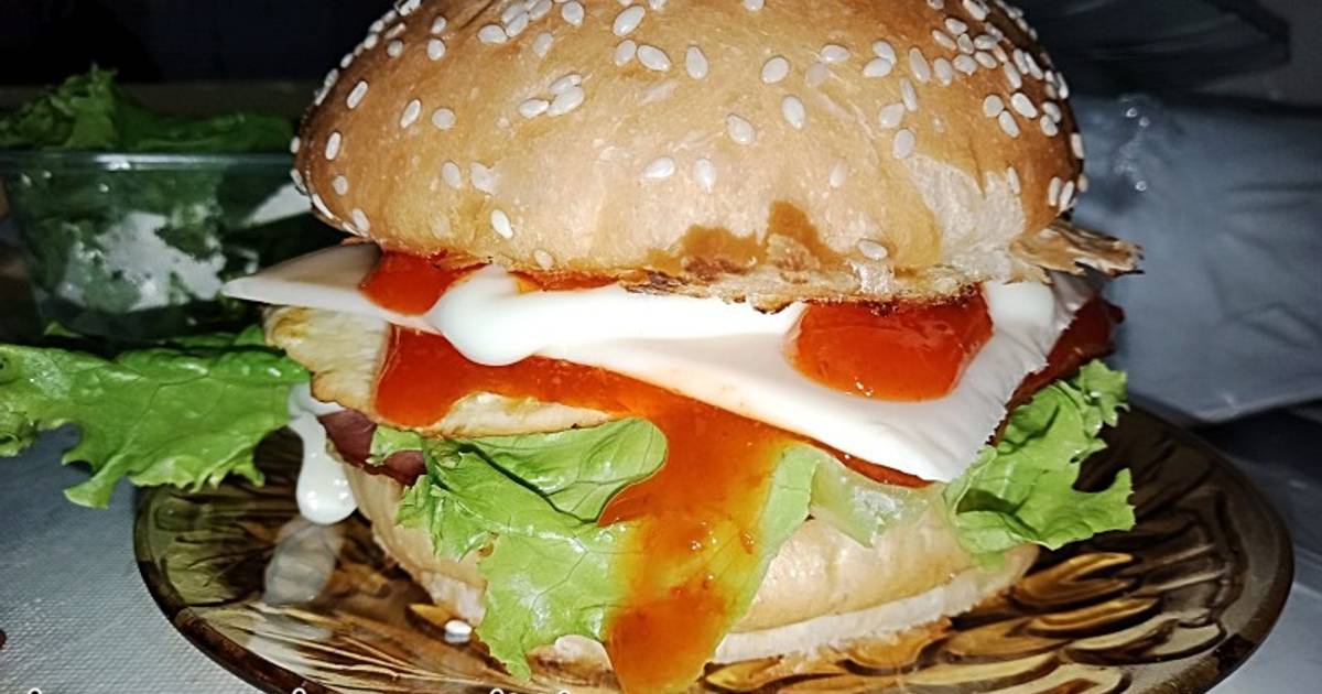 Resep Burger Komplit Oleh Sintia Cookpad