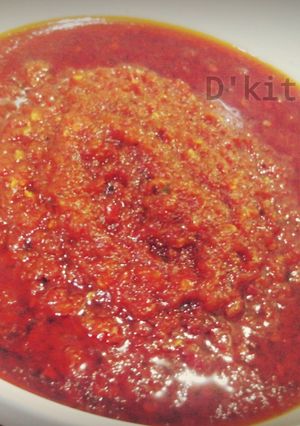 Foto resep Sambal Matang Merah Merona (Praktis untuk Stok)