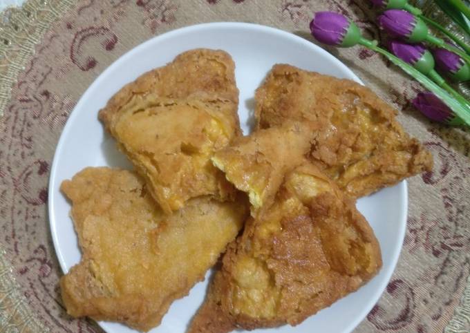 Telur dadar tahu putih (versi chrispy)