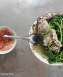 Cá rô đồng hấp đọt bầu