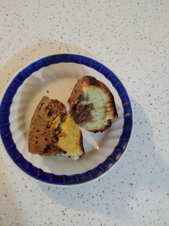 عکسی از دستور کیک دو رنگ(two-color cake)
