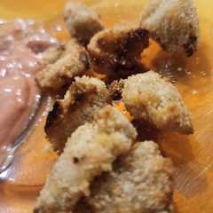 Foto principal de Nuggets de pollo caseros sin huevo (BLW) al horno, rápidos