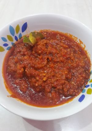 Foto resep Sambal Terasi Daun Jeruk
