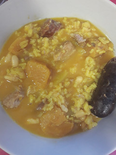 Una foto de Arroz en fresols y naps