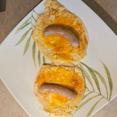 A picture of Breakfast roll-ups.