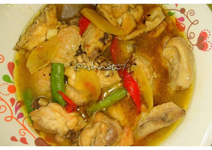 Resipi Ayam Masak Halia Simpledimple Oleh Afun Ashriati Cookpad