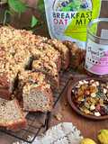 Banana Cake with Nuts & Oats Crumble