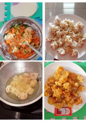 Foto resep Pangsit sayur simpel