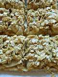 Crumble de manzana con base de galleta