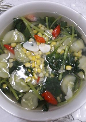 Foto resep Sayur Bayam Timun