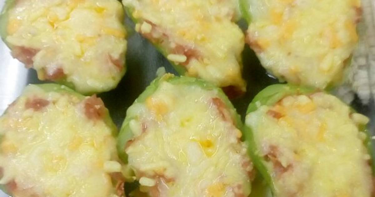 Chayotes rellenos Receta de Yaz De Lopez- Cookpad