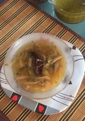Una foto de Sopa de Setas