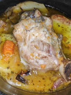 Una foto de Codillo de cerdo al horno