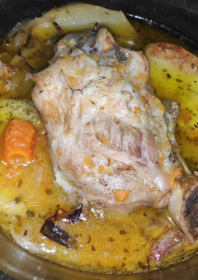 Una foto de Codillo de cerdo al horno