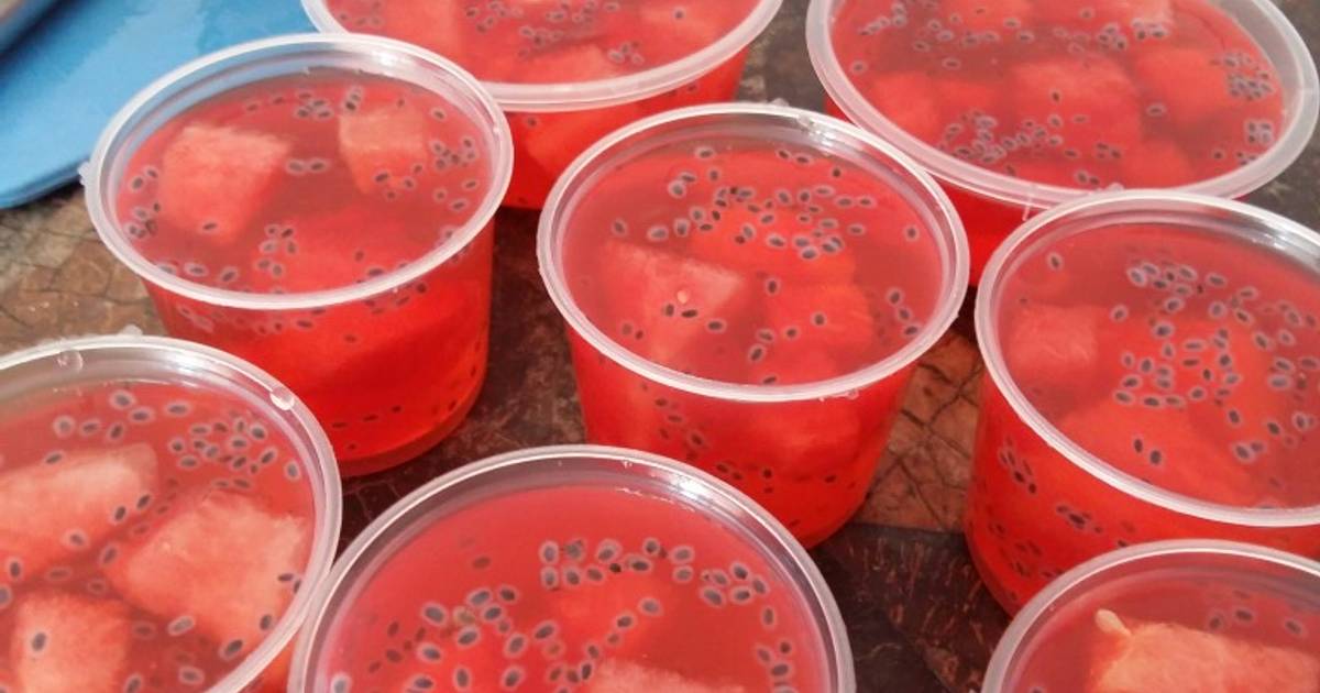 34 Resep Puding Cup Semangka Enak Dan Mudah - Cookpad