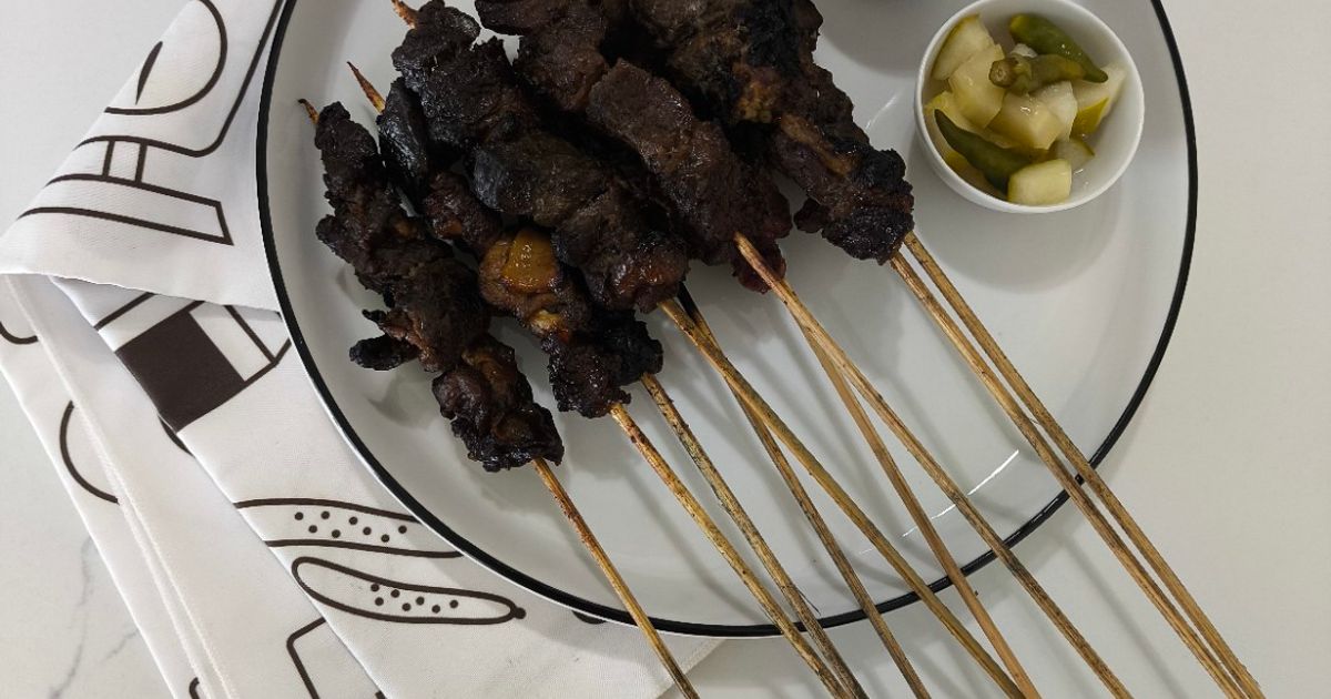 Sate kambing sambal kecap