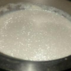 A picture of Protein Rich Peanut Milk and Paneer.