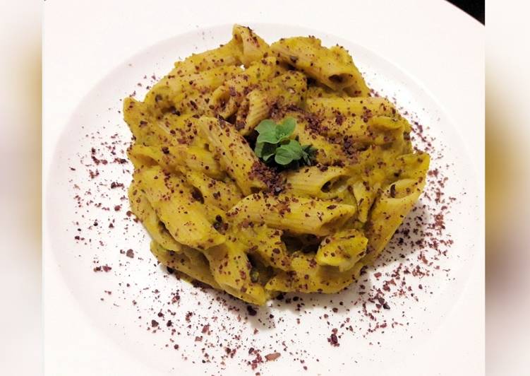 Step-by-Step Guide to Make Fatto in casa super veloce Pennette alla zucca e fave di cacao in granella