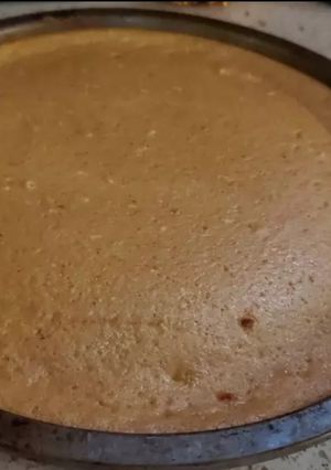 A picture of My Pumpkin Cheesecake🎃.