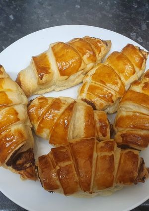 A picture of My Easy 2 Ingredient Kinder "Croissants".