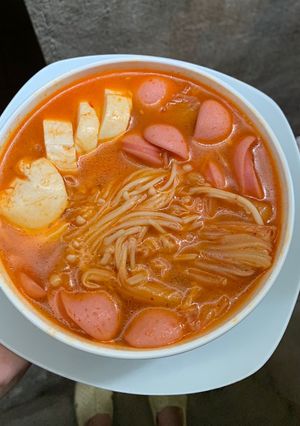 Hình của món Canh kim chi đậu hủ non.