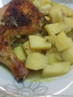 صورة لوصفة صينية بطاطا ودجاج