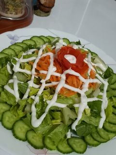 عکسی از دستور تزیین سالاد کاهو ۱