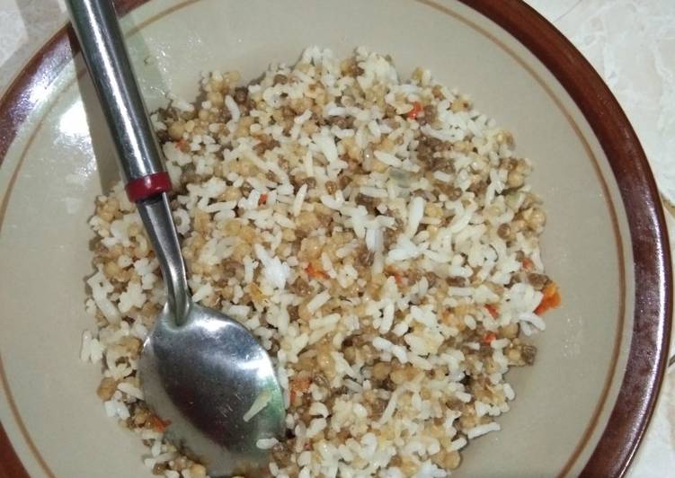 Recipe of Super Quick Homemade Nasi goreng tiwul