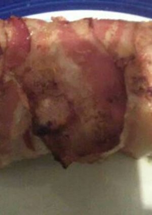 Una foto de Pechuga rellena de plátano maduro (a mi manera)